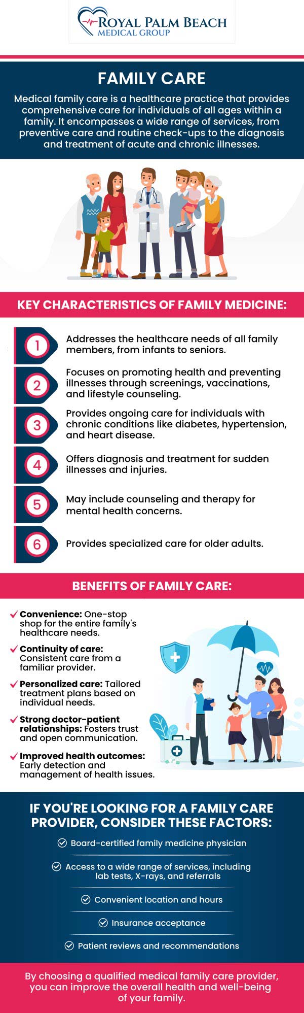 Receive comprehensive and compassionate healthcare for the entire family at our clinics at Royal Palm Beach Medical Group. Our experienced medical team is dedicated to providing personalized care, from routine checkups to managing chronic conditions, ensuring your family’s well-being at every stage of life. For more information, contact us or get an online appointment. We are conveniently located at Fort Lauderdale and Royal Palm Beach, FL. Receive comprehensive and compassionate healthcare for the entire family at our clinics at Royal Palm Beach Medical Group. Our experienced medical team is dedicated to providing personalized care, from routine checkups to managing chronic conditions, ensuring your family’s well-being at every stage of life. For more information, contact us or get an online appointment. We are conveniently located at Fort Lauderdale and Royal Palm Beach, FL.